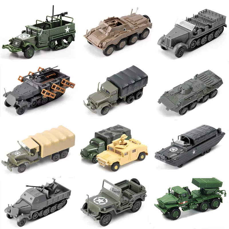 Kids Toys 3 Year Old - 4D 1/72 Military Vehicles Assembly Puzzle