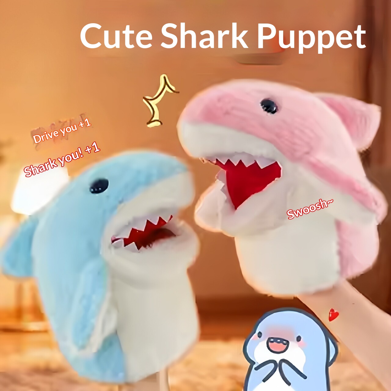 Kids Toys Doll - Shark Hand Puppet Plush Shark Arm