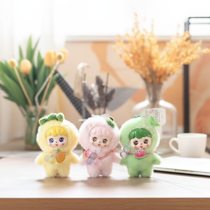 Kids Toys Doll - Cute Fruit Plush Doll Keychain 10cm