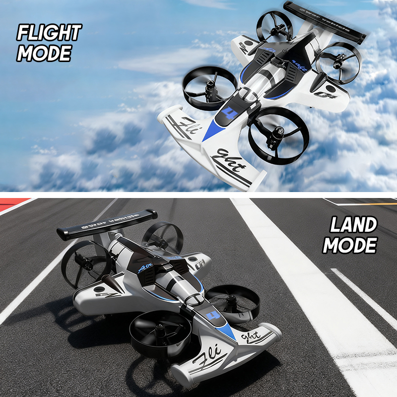 Kids Toys Drone - 2in1 Mini Drone Air-Ground Flying Car