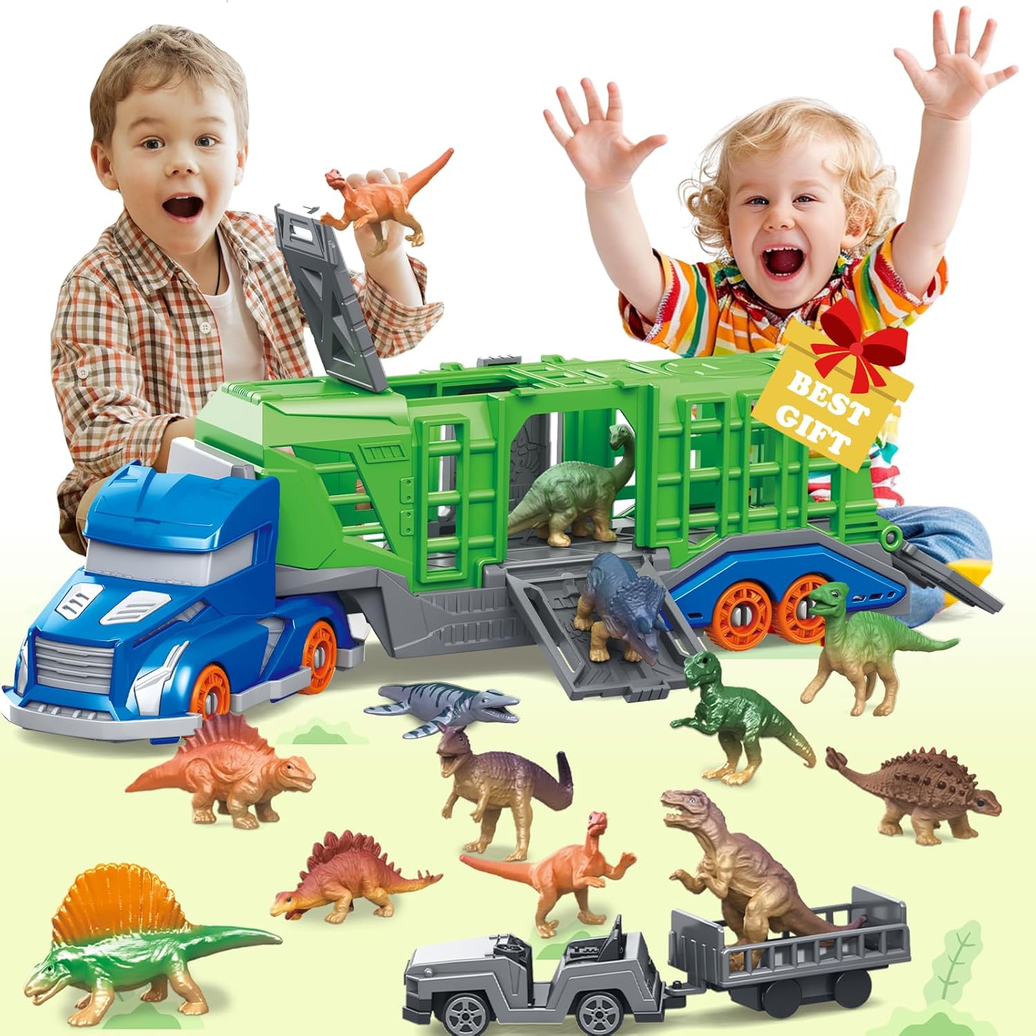 Dinosaur Animal Transport Vehi - огляд і ціна Kids Toys 3 Year Old