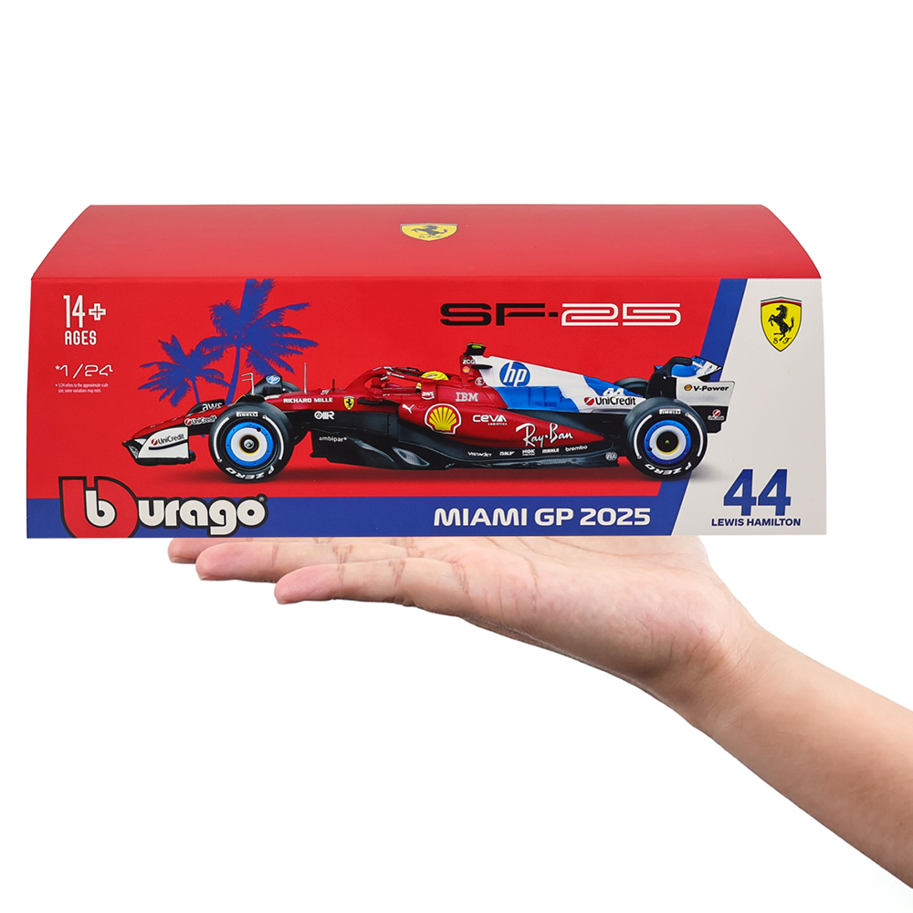 Bburago 1:24 2025 SF25 MIAMI G - огляд і ціна Kids Toys John Lewis