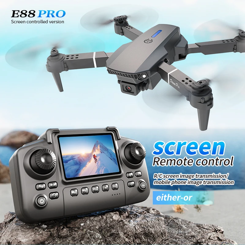 Professional E88 PRO Drone wit - огляд і ціна Kids Toys Drone