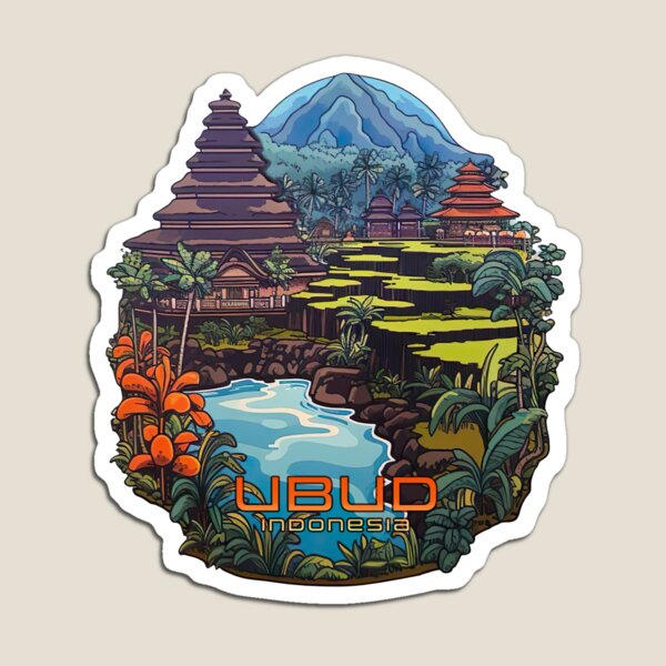 Ubud Bali Indonesia  Magnet Ch - огляд і ціна Kids Toys Indonesia