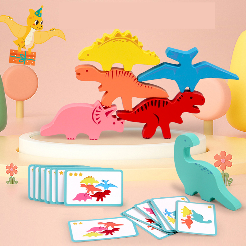 Wooden Balance Blocks Toys For - огляд і ціна Wooden Blocks Stacking