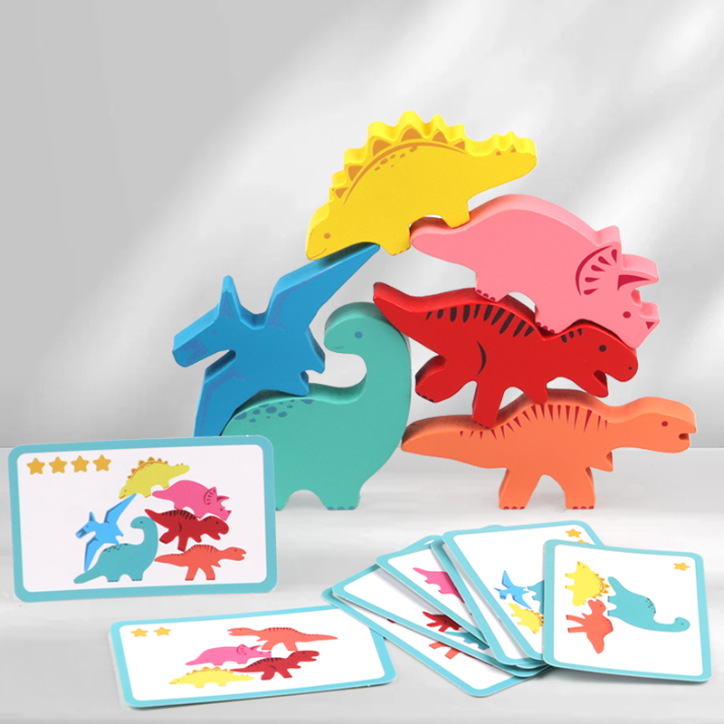 Wooden Balance Blocks Toys For - огляд і ціна Wooden Blocks Stacking