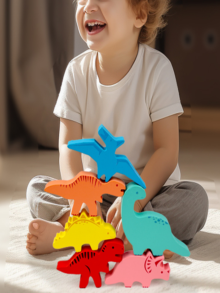 Wooden Balance Blocks Toys For - огляд і ціна Wooden Blocks Stacking