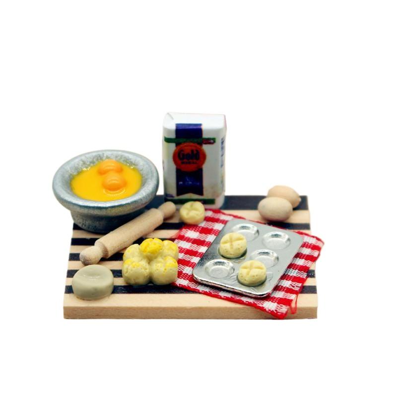 Dollhouse Food Toy Pastry Maki - огляд і ціна Kids Toys Play Egg