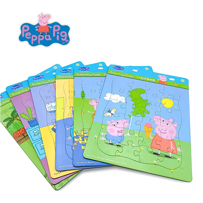 Peppa pig Figures MINI Jigsaw  - огляд і ціна Kids Toys 3 Year Old