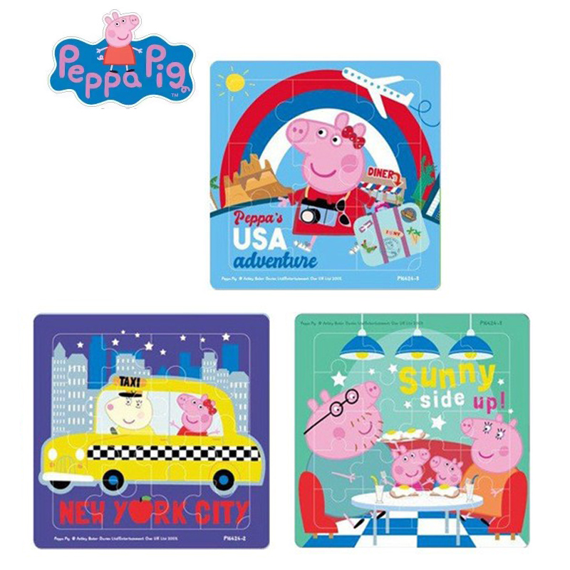 Peppa pig Figures MINI Jigsaw  - огляд і ціна Kids Toys 3 Year Old