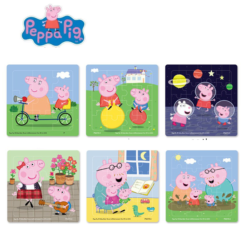 Peppa pig Figures MINI Jigsaw  - огляд і ціна Kids Toys 3 Year Old