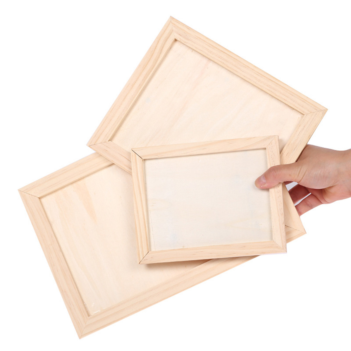 2Pcs Blank Wooden Painting Fra - огляд і ціна Kids Art Easel