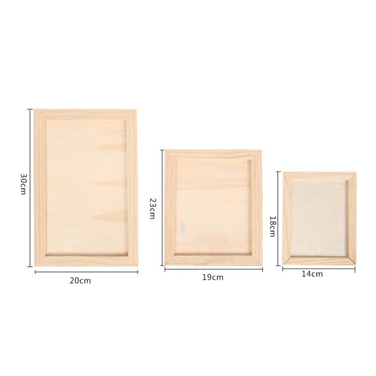 2Pcs Blank Wooden Painting Fra - огляд і ціна Kids Art Easel