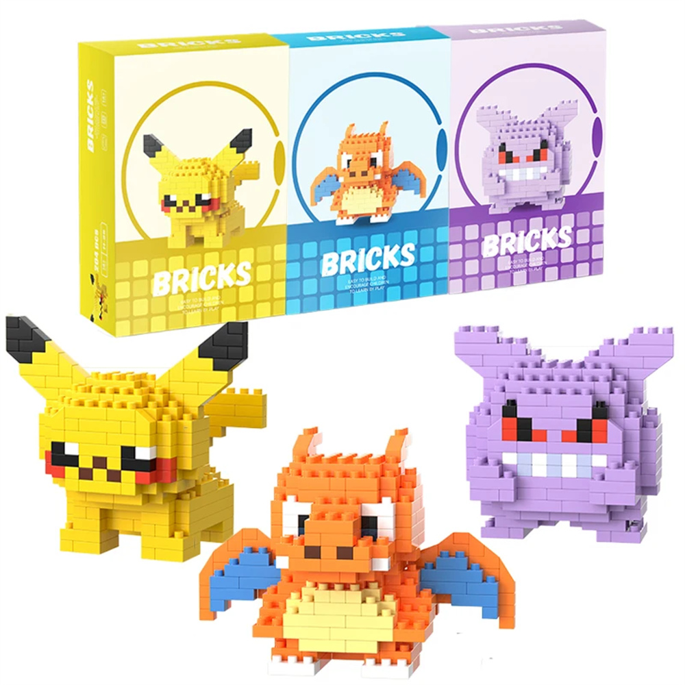 Pokemon Micro Building Blocks  - огляд і ціна Kids Toys Kit