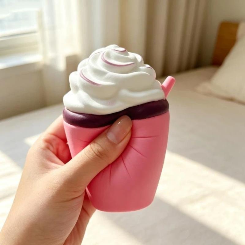 Soft Anti-Stress Milk Tea Cup  - огляд і ціна Kids Toys Entertainer