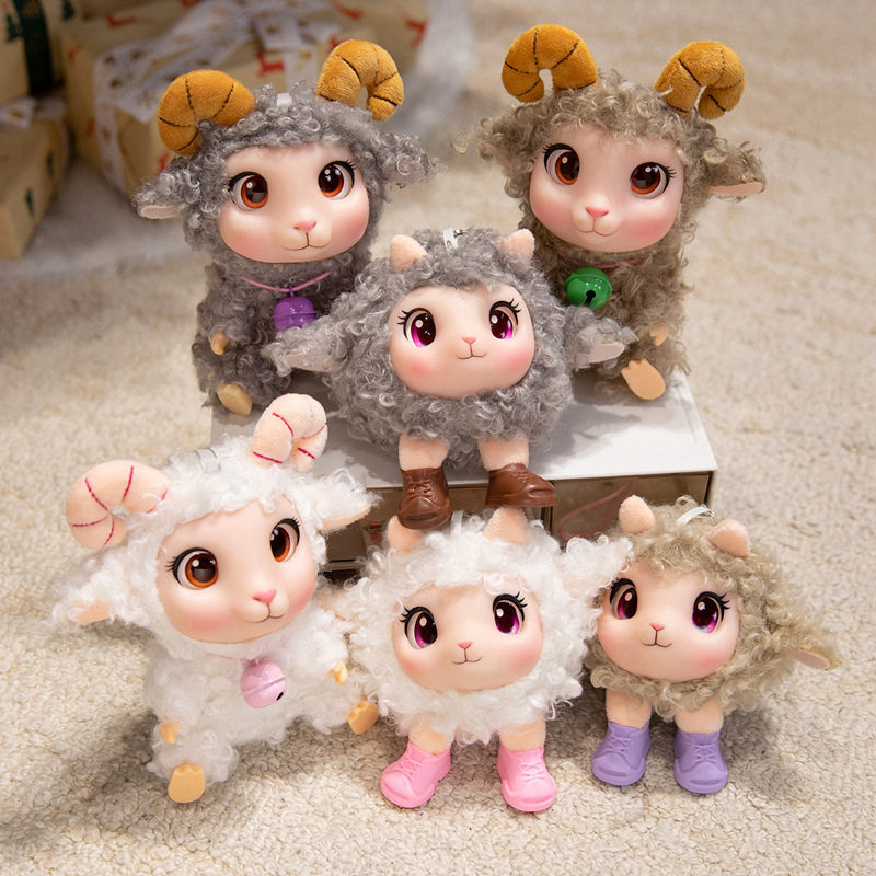 Kawaii Lamb Plush Toy Soft Vin - огляд і ціна Kids Toys Doll