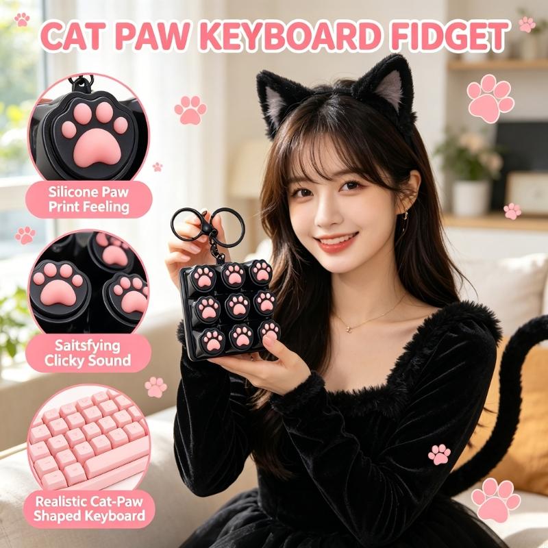 Silicone Cats Paws Keycap Pres - огляд і ціна Kids Toys Entertainer