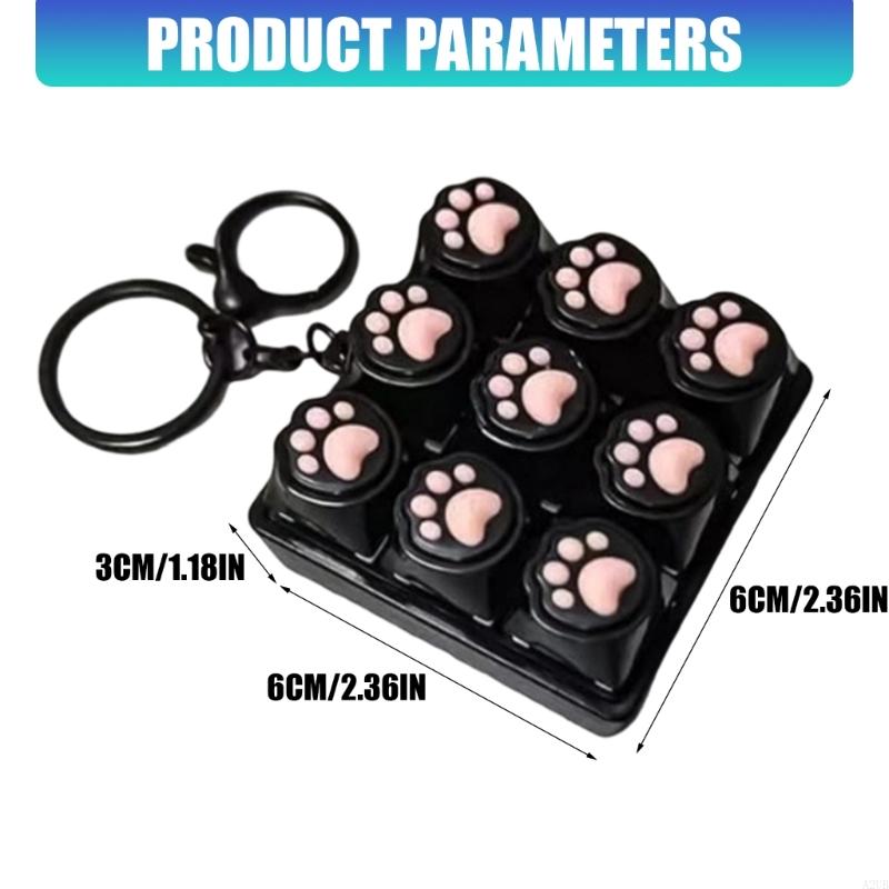Silicone Cats Paws Keycap Pres - огляд і ціна Kids Toys Entertainer