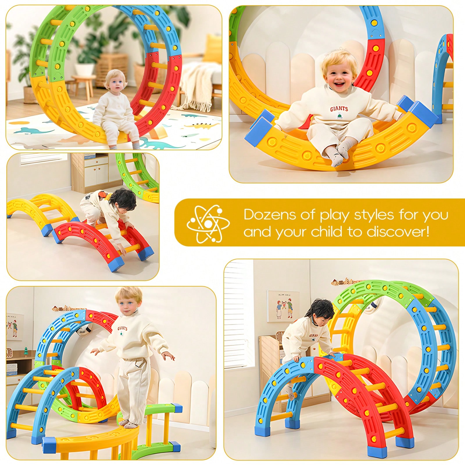 GCCSJ 2-In-1 Foldable Toddler  - огляд і ціна Kids Toys 3 Year Old