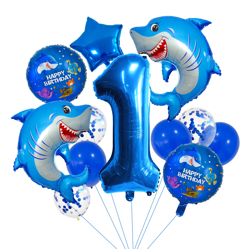 14PCS Shark Themed Number Ball - огляд і ціна Water Balloon Set