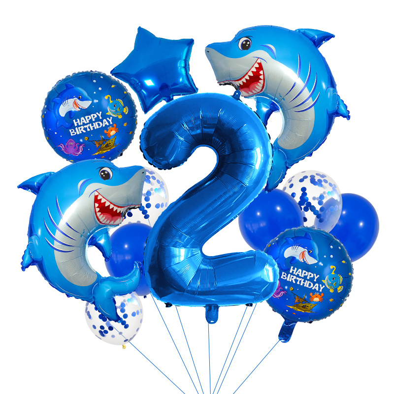 14PCS Shark Themed Number Ball - огляд і ціна Water Balloon Set