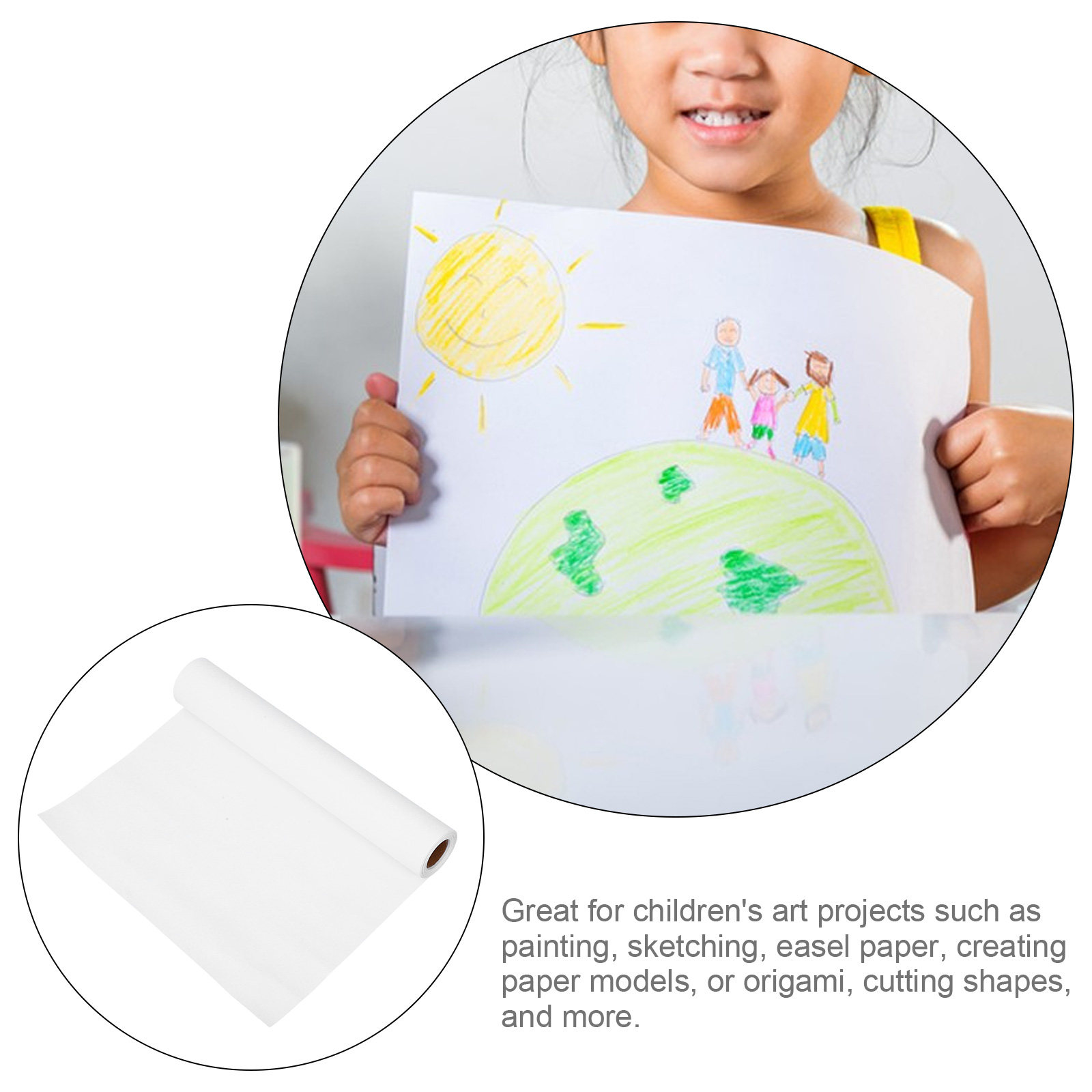 1 Roll Children Drawing Roll G - огляд і ціна Kids Art Easel