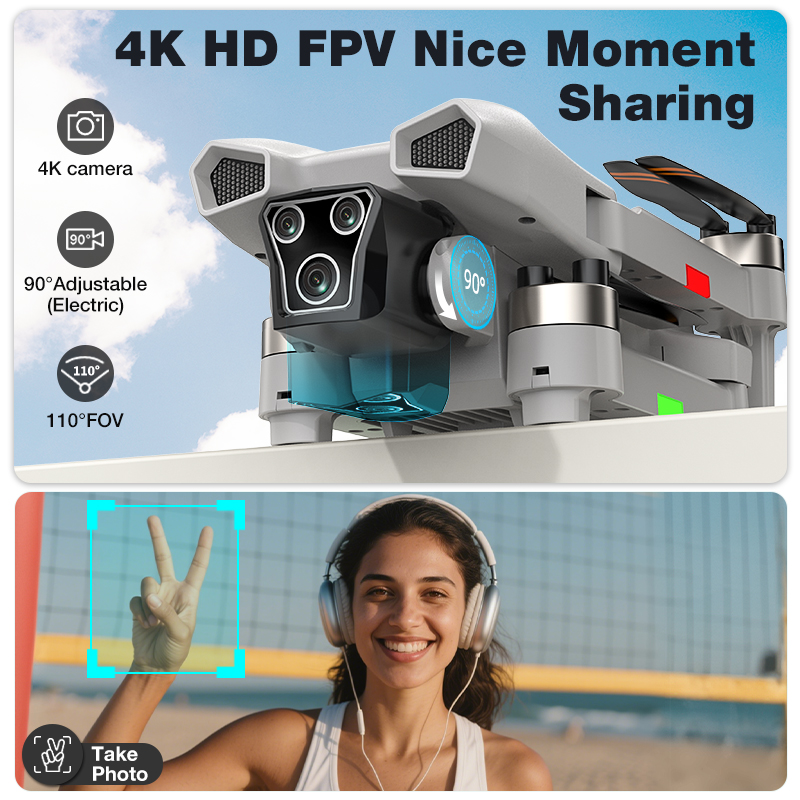 NEW Hot L017 Pro Drone Brushle - огляд і ціна Kids Toys Drone