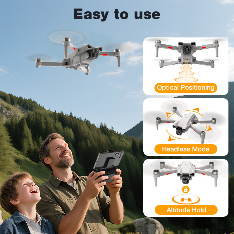 NEW Hot L017 Pro Drone Brushle - огляд і ціна Kids Toys Drone