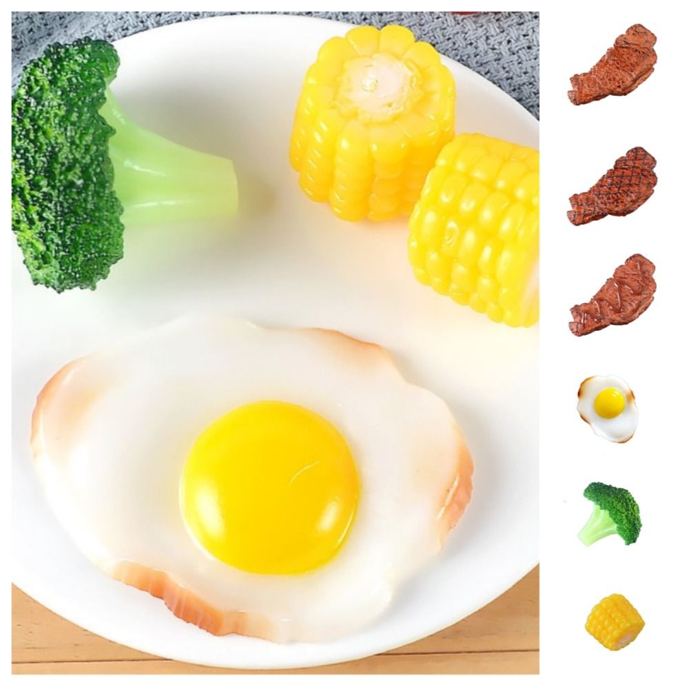 Western Food Simulation Steak  - огляд і ціна Kids Toys Play Egg