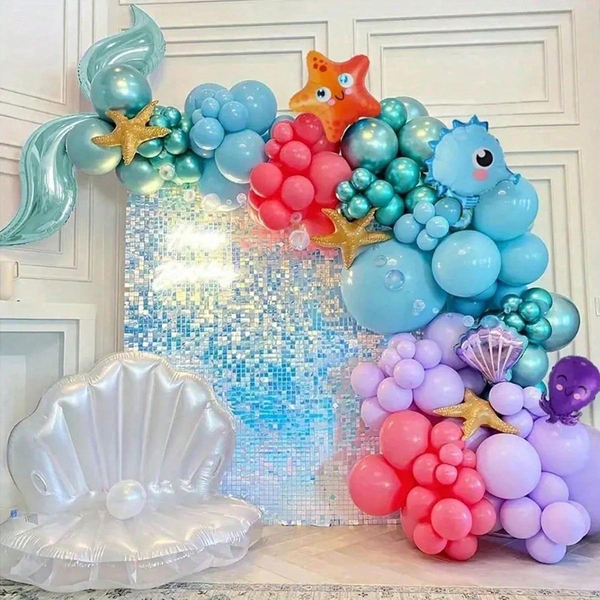 202pcs Mermaid Balloon Chain B - огляд і ціна Water Balloon Set