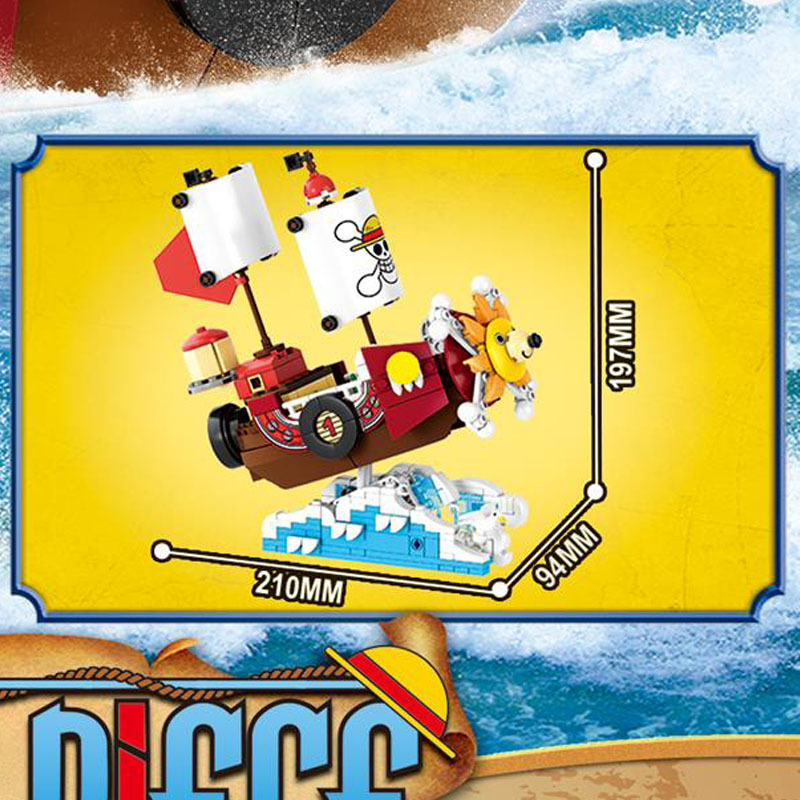 In Stock One Piece Pirate Ship - огляд і ціна Kids Toys Kit