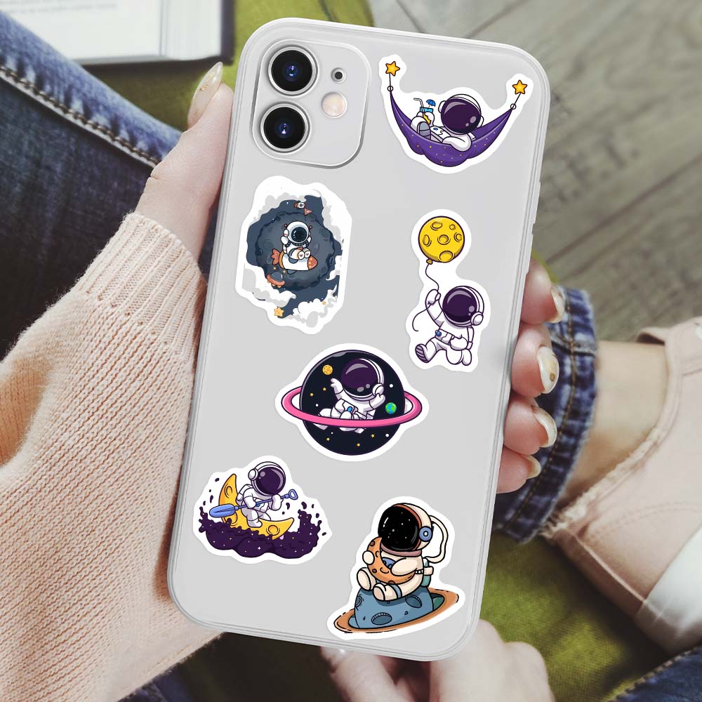 Cute Cartoon Astronaut Sticker - огляд і ціна Kids Toys Laptop